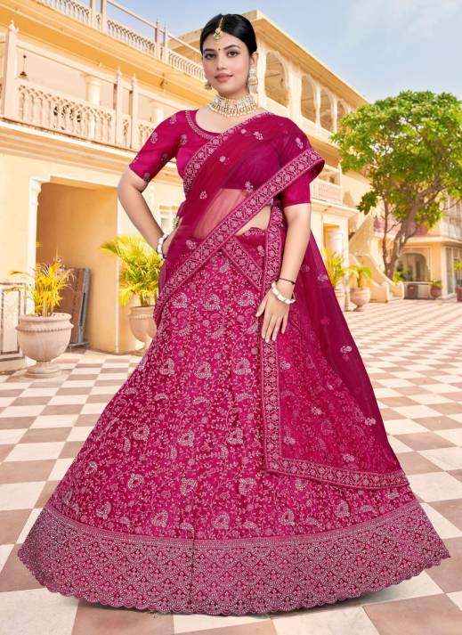 Top Wholesale Embroidery Lehenga for Bulk Orders | Ajmera Fashion  in Surat